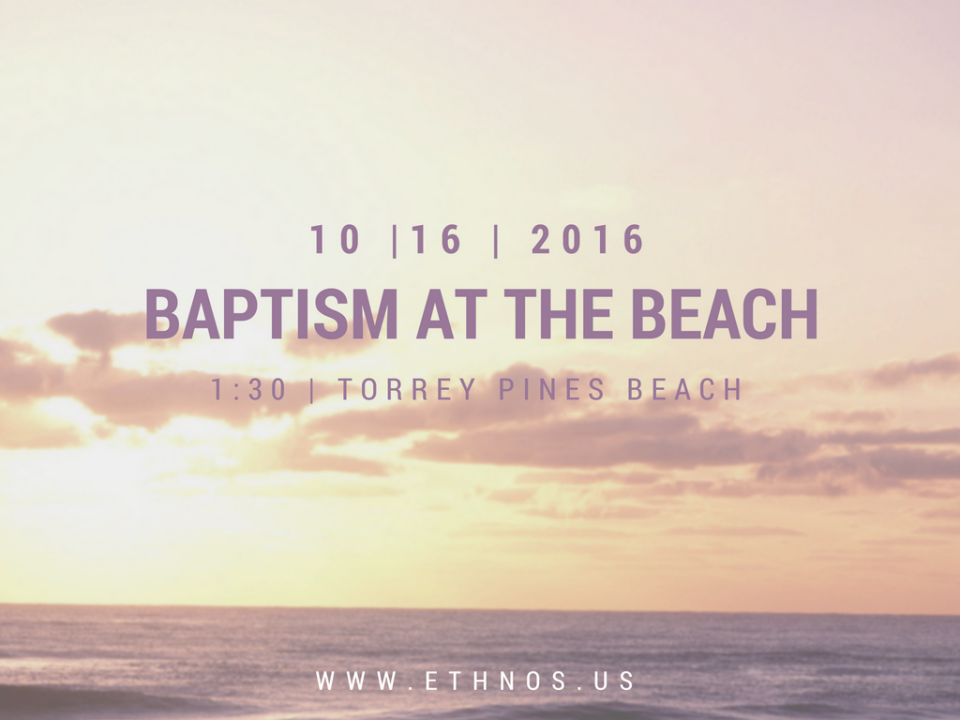 Baptism at Torrey Pines