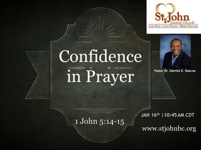 CONFIDENCE IN PRAYER