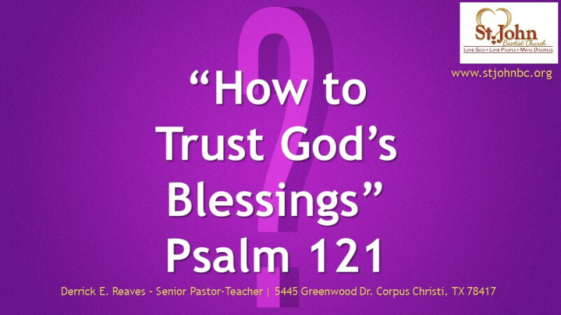 How To Trust God's Blessings