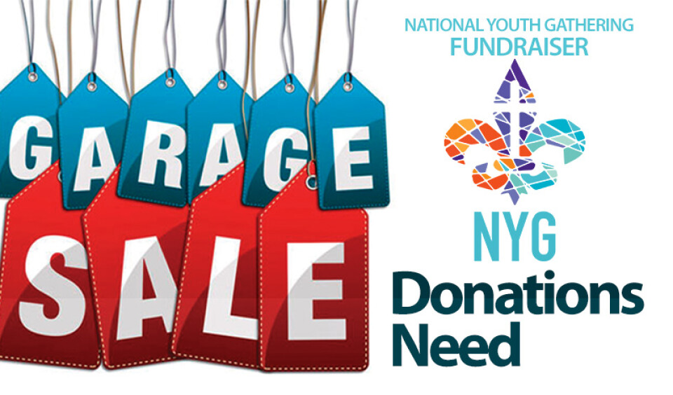 Youth Garage Sale - Donations