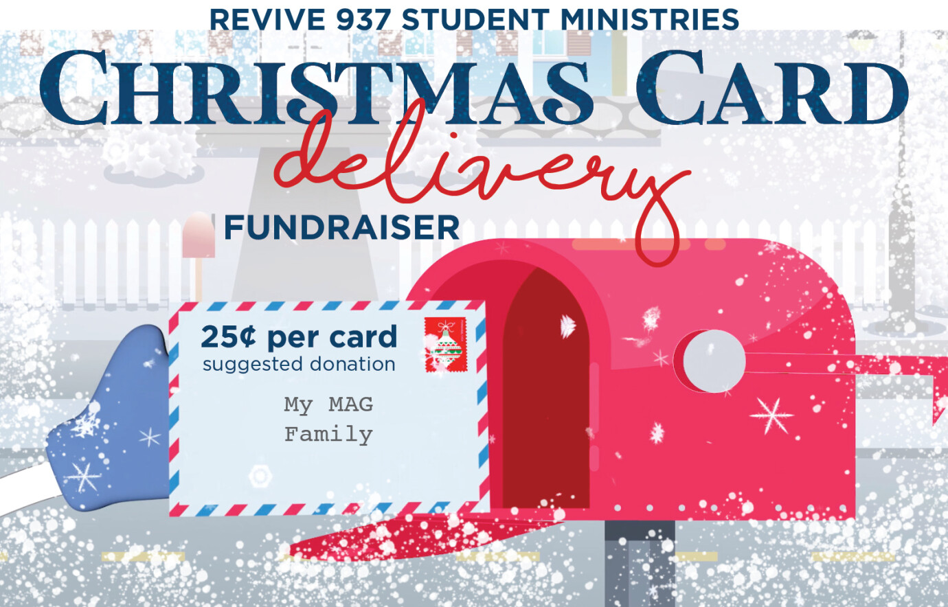 Youth Christmas Card Delivery Fundraiser