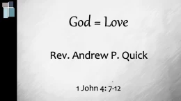 God = Love