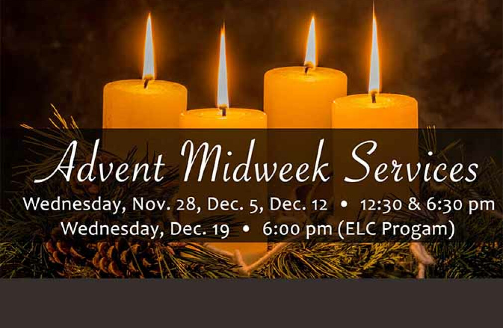 Advent Worship Services (12:30 pm)