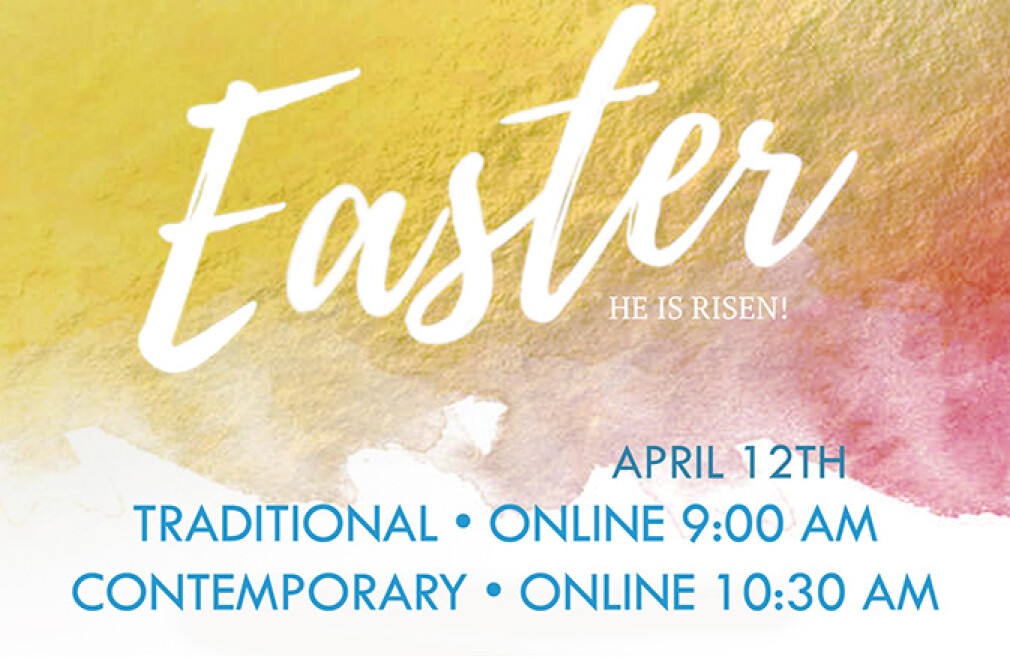 Contemporary Easter Livestream Worship (10:30 am)