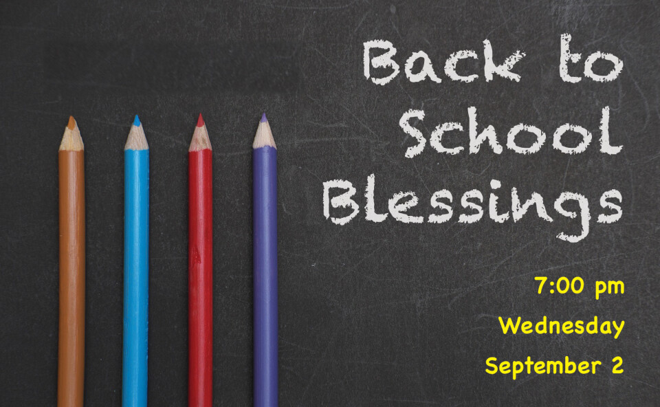 Back to School Blessings