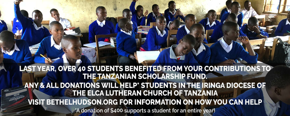 Tanzanian Scholarship Fund Collection Going on now