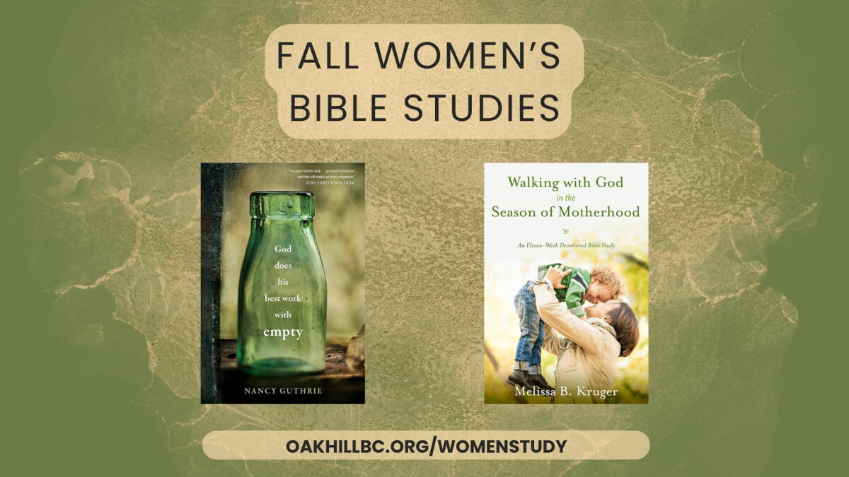 Thursday Morning "Walking With God In The Season Of Motherhood" Women's Bible Study