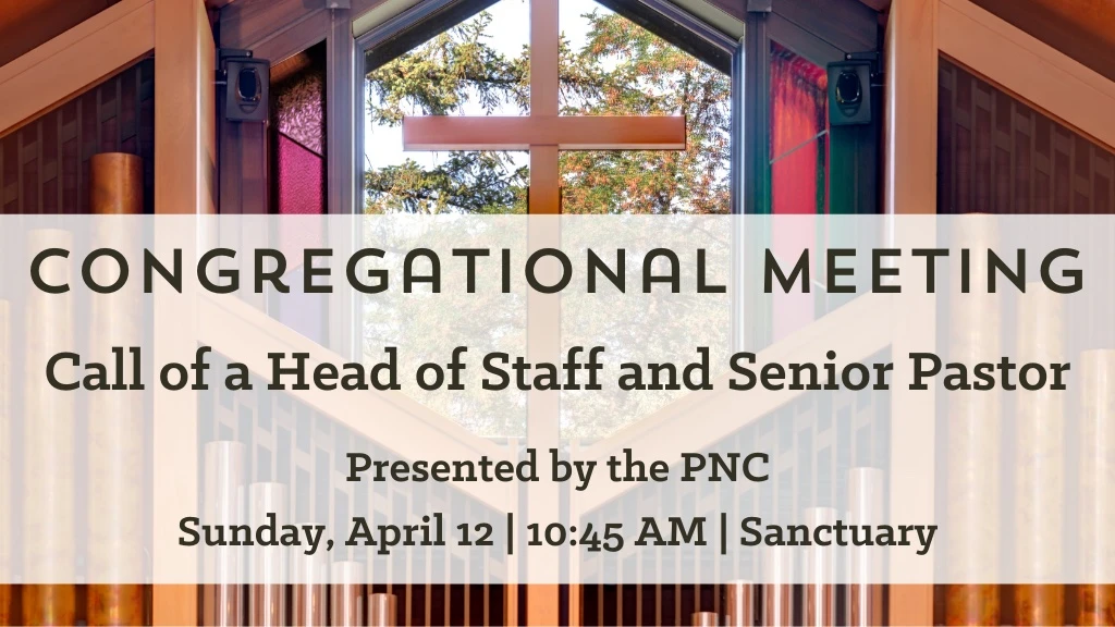 Congregational Meeting