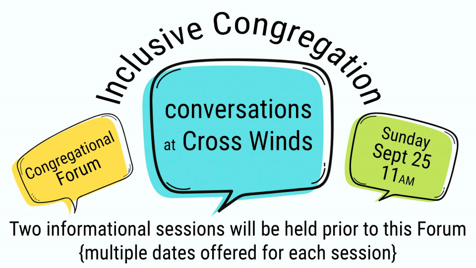 Inclusive Congregation Conversations  - Congregational Forum