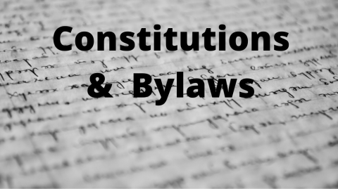 Constitutions and Bylaws