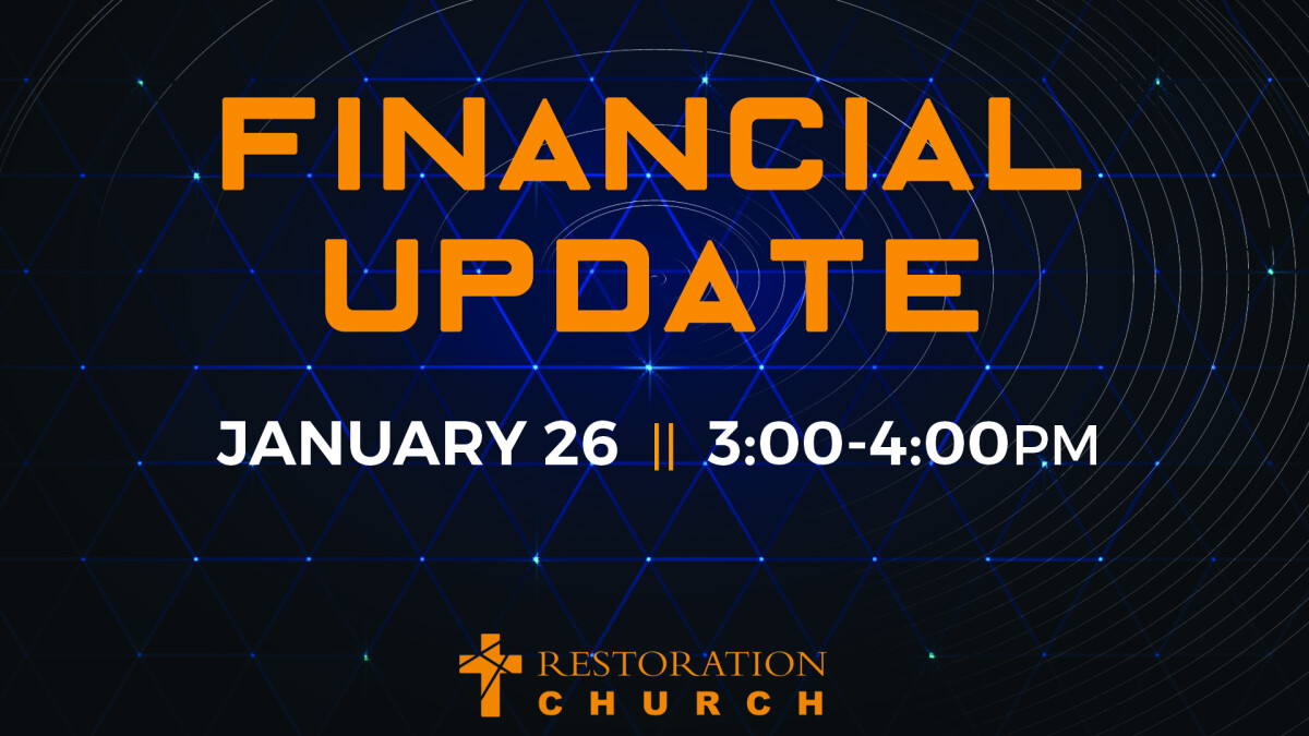 Financial Update - Town Hall Meeting