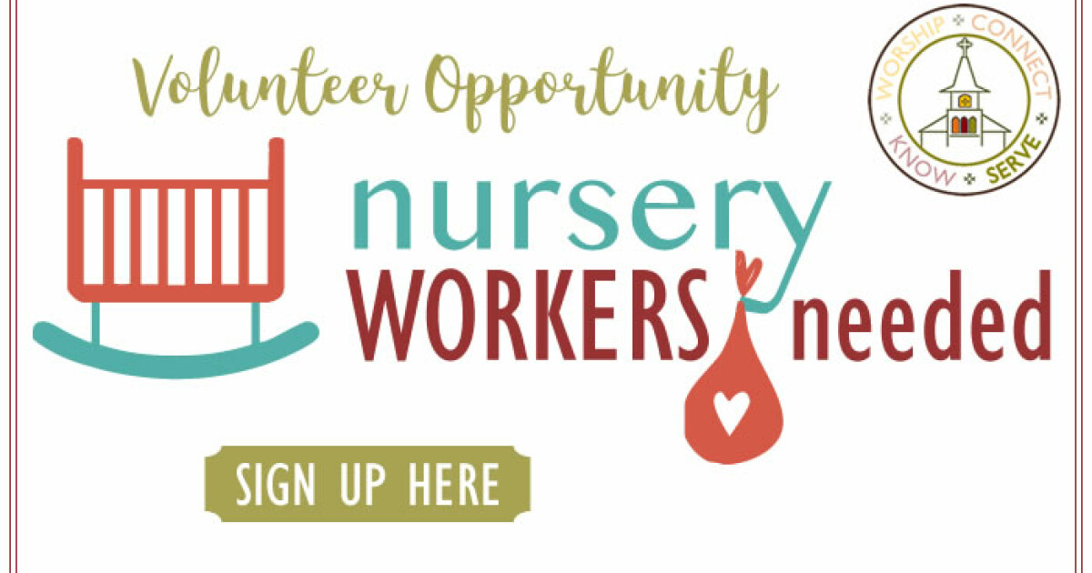 News & Updates - SERVE // Nursery Attendant Sign Up