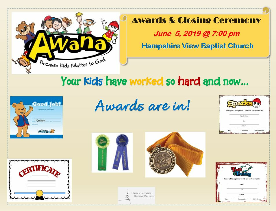 Awana Awards & Closing Ceremony