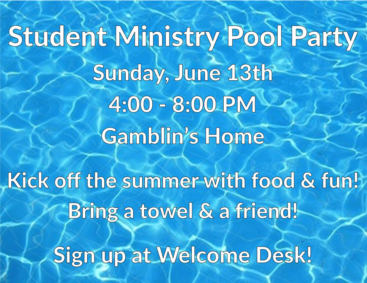 Student Pool Party