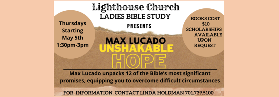 Max Lucado Ladies Bible Study