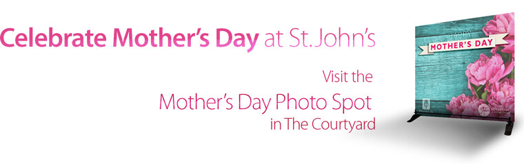 Visit the Mother's Day Photo Spot in The Courtyard