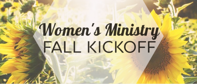 Women's Ministry Fall Kick Off