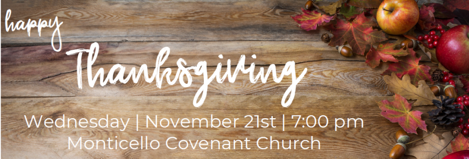 Thanksgiving Eve, Ecumenical Worship