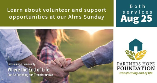 Partners Hope Foundation Alms Sunday