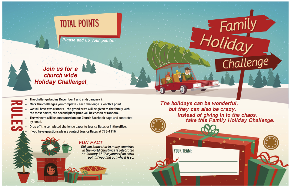 Family Holiday Challenge