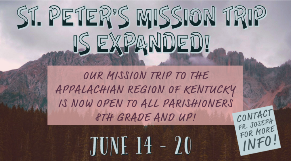 St. Peter's Mission Trip
