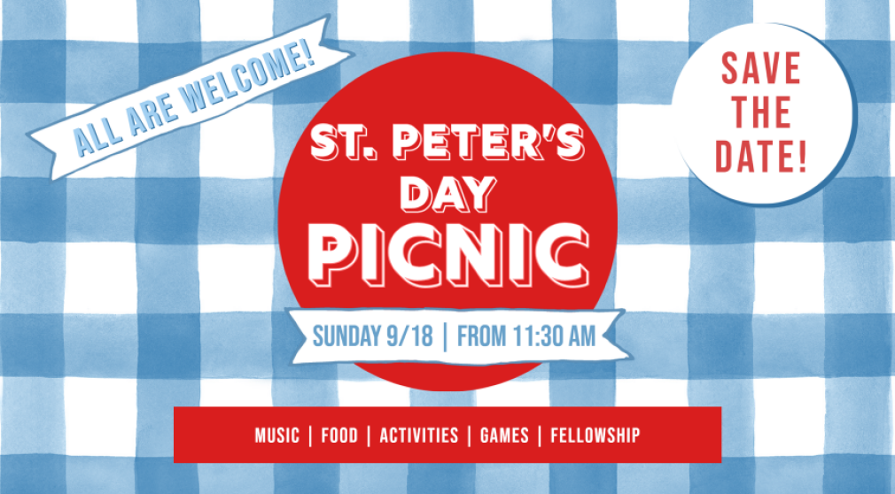 Save the Date for St. Peter's Day!