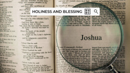 Holiness And Blessing