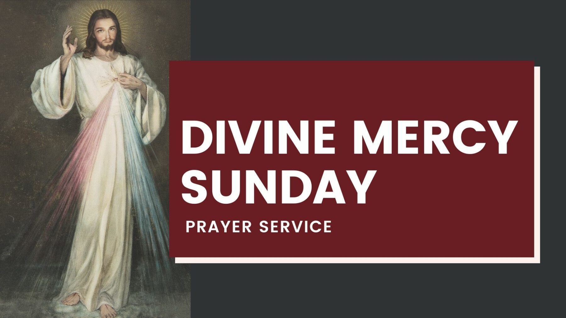 Divine Mercy Sunday Prayer Service | Good Shepherd Catholic Community