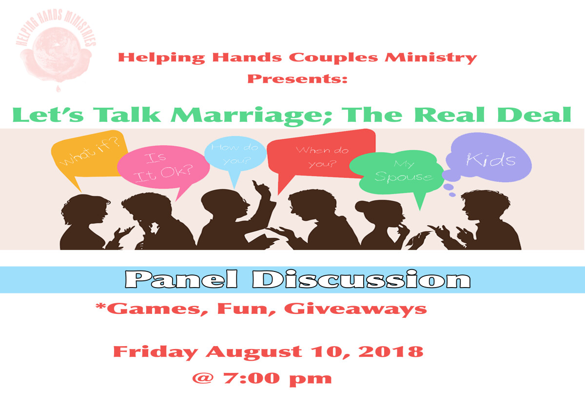 Let's talk marriage discussion panel