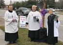 Friendswood Church Takes Ash Wednesday to the Streets