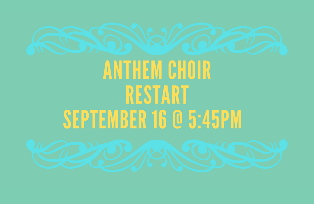 Anthem Choir Restart