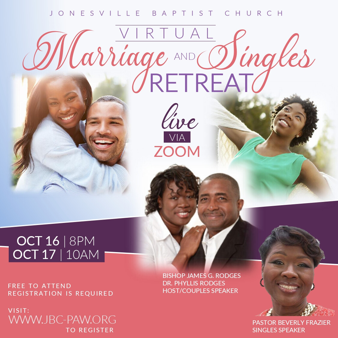 Virtual Marriage and Singles Retreat