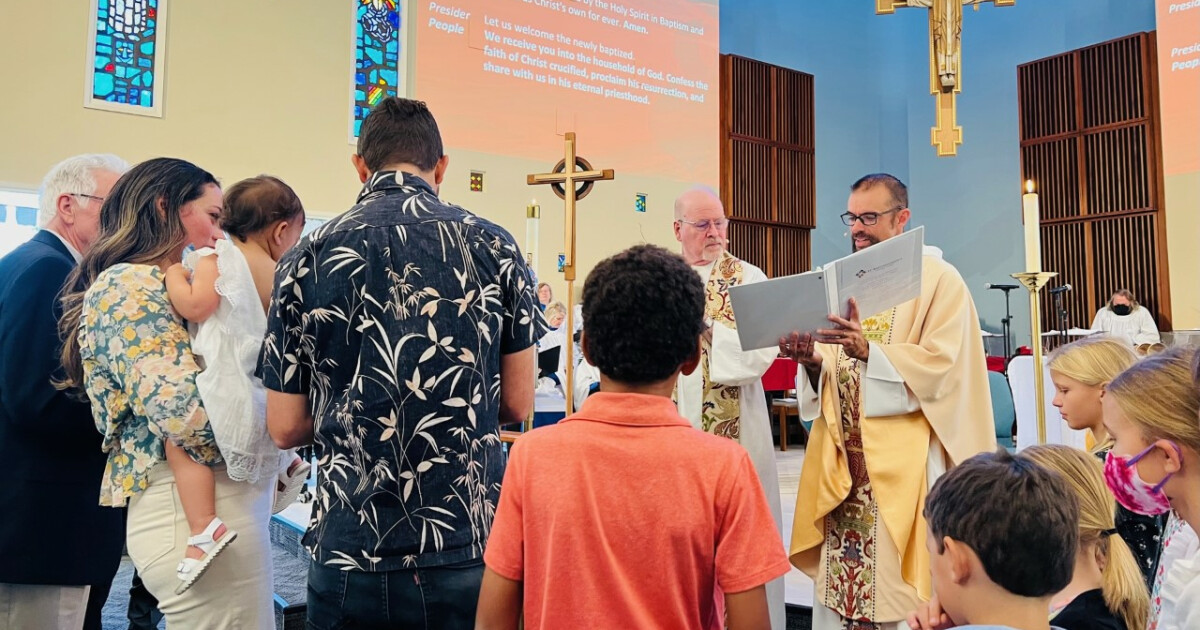 Giving St Bartholomew S Episcopal Church   Horizontal Baptism 