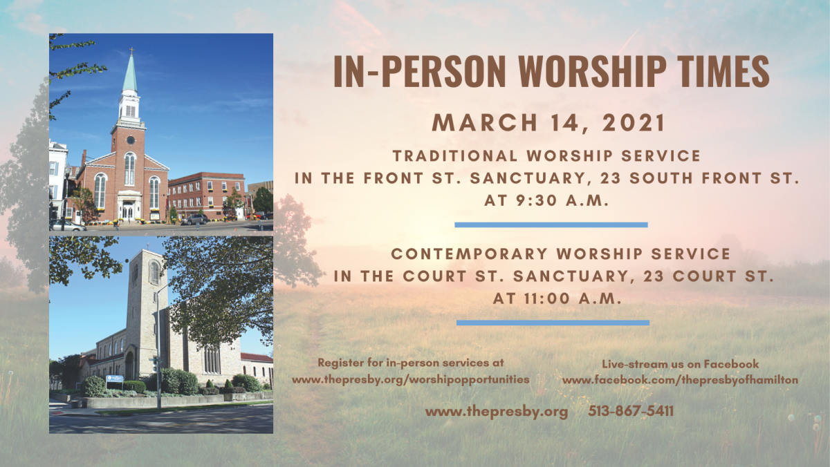 In-Person Contemporary Worship Service 