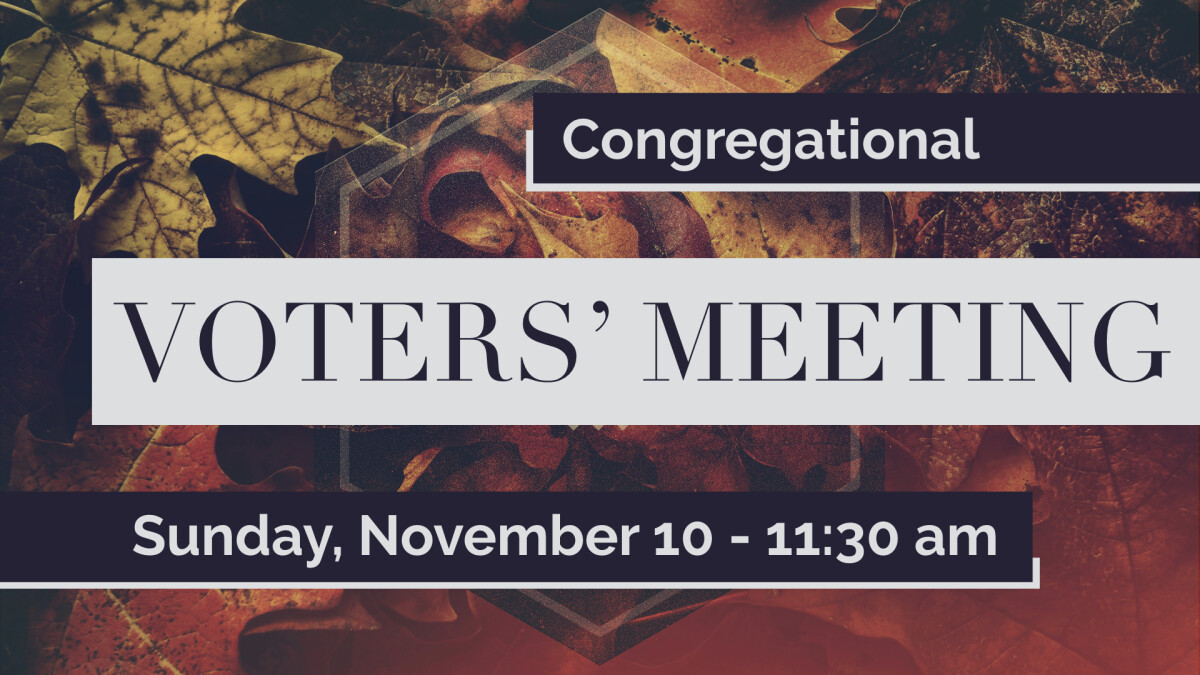 Congregational Voters' Meeting