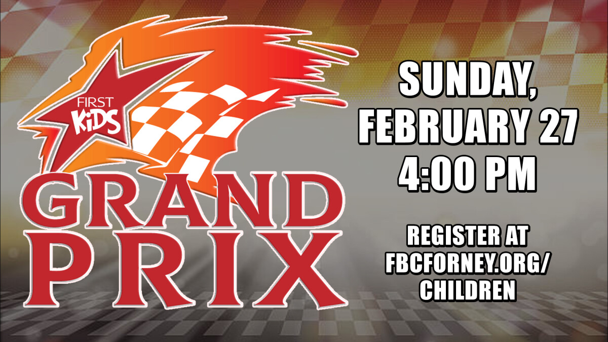 First Kids Grand Prix Derby