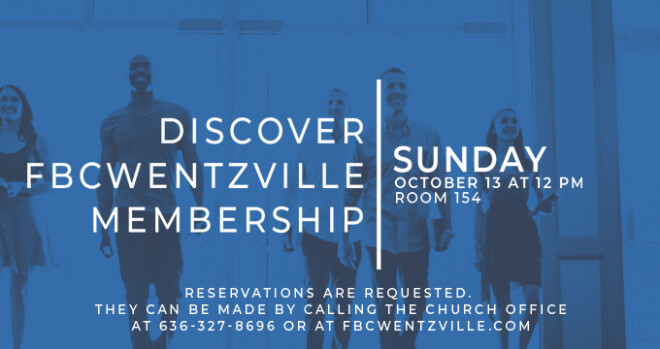 Discover FBC Wentzville Membership