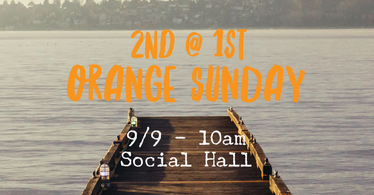 2nd @ 1st Orange Sunday 
