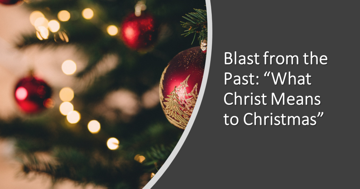 What Christ Means to Christmas Sermons New Beginnings Christian Fellowship Kent