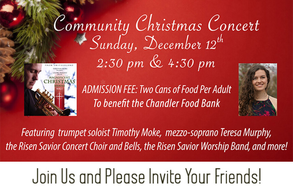 Community Christmas Concert (4:30pm)  