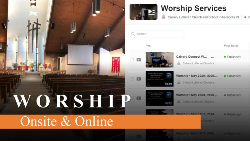 Traditional Worship w/Communion (Live Streamed)