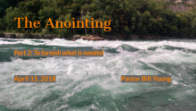 The Anointing Pt.2 To furnish What Is Needed