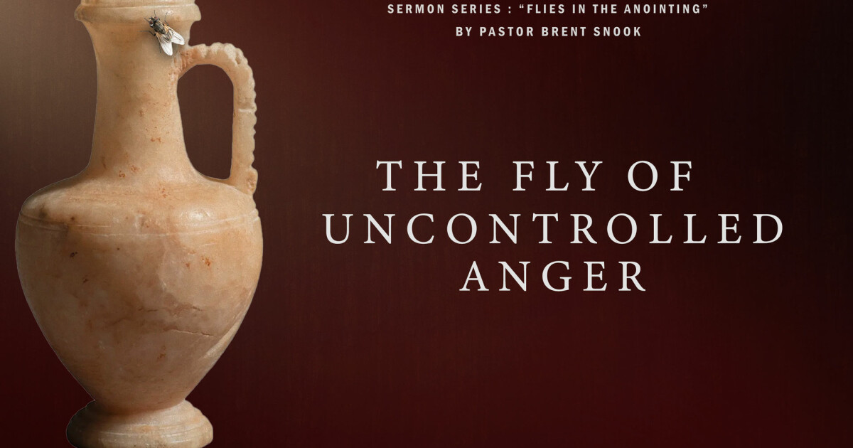 the-fly-of-uncontrolled-anger-pastor-brent-snook-sermons-first