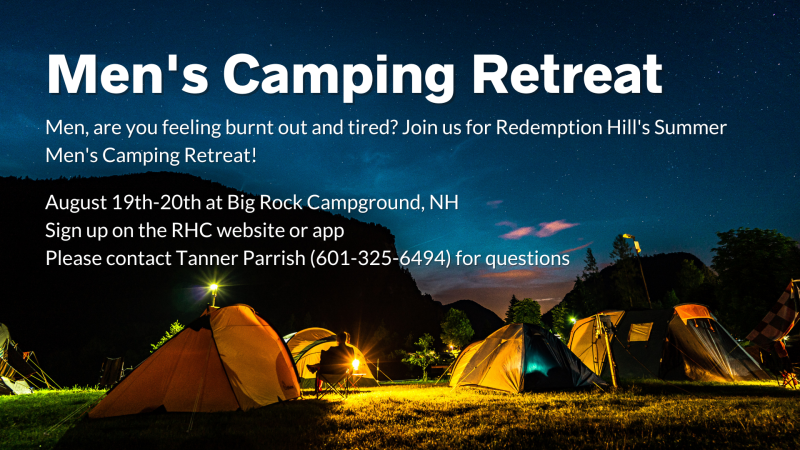 Men's Camping Retreat