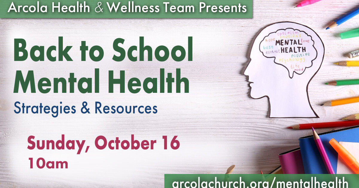 Health & Wellness Presentation: Back to School Mental Health Resources ...