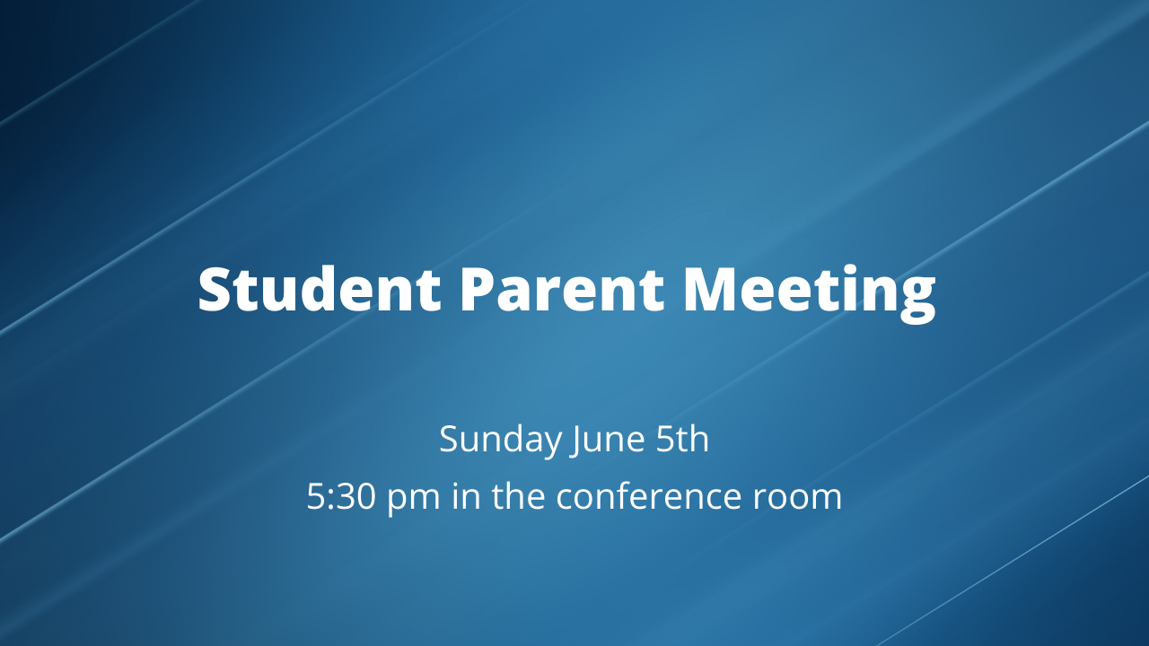Student Parent Meeting