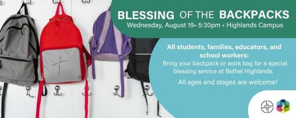 Blessing of the Backpacks 2026