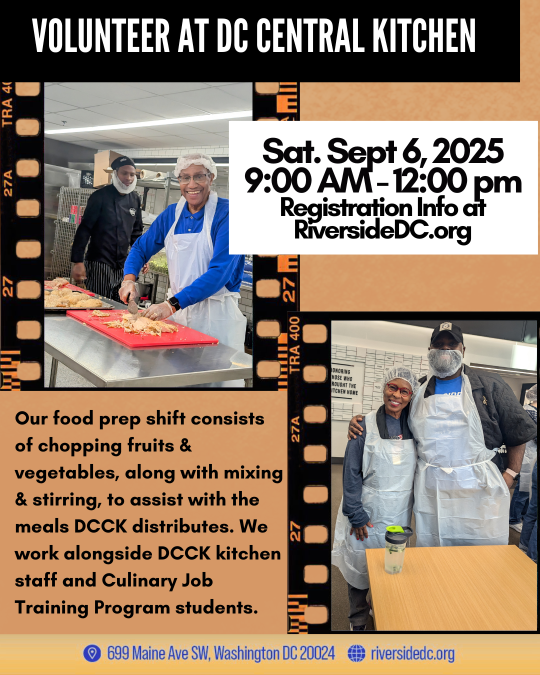 DC Central Kitchen Volunteer Opportunity - Sept 2025