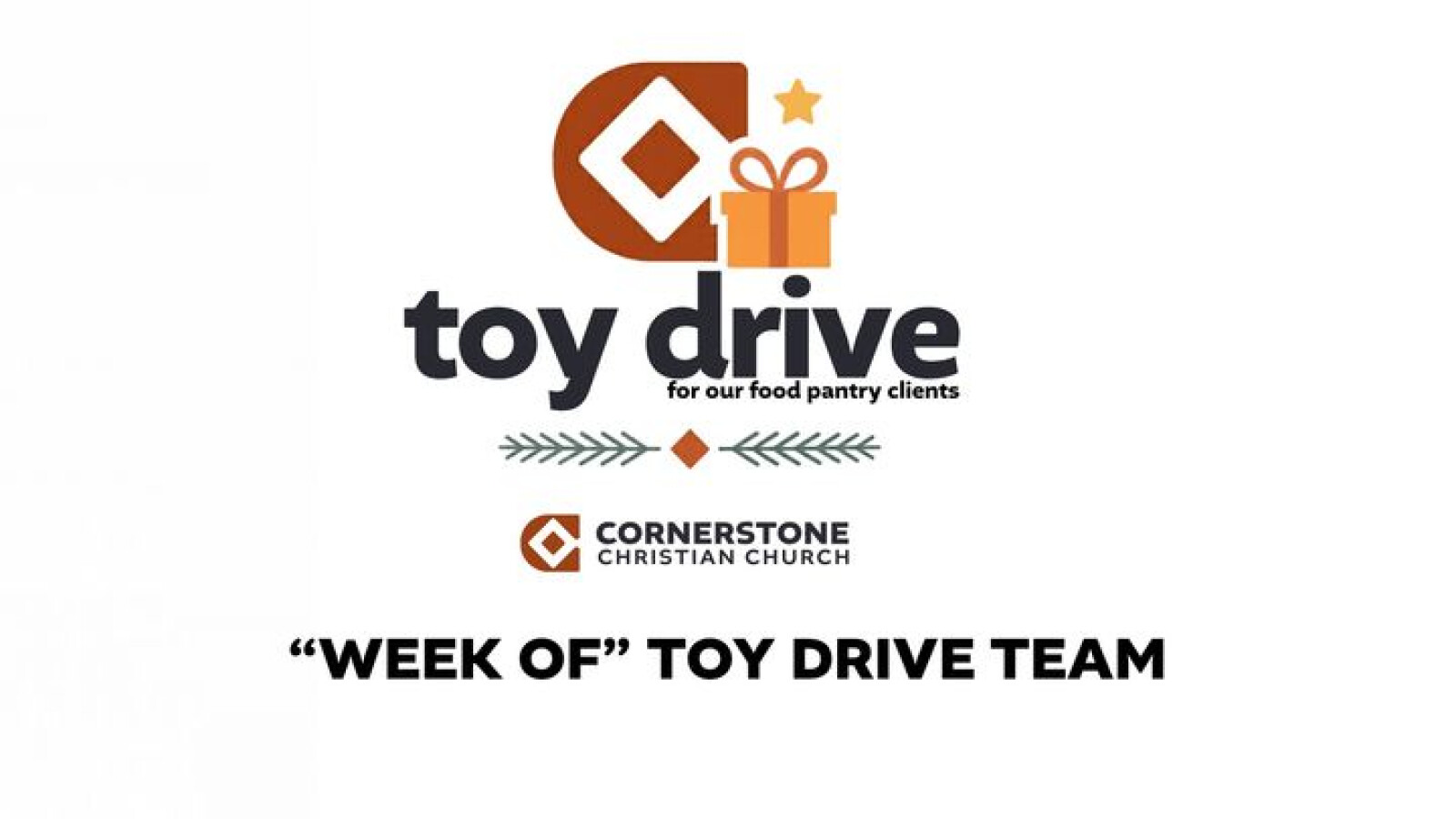 2026 "Week of" Toy Drive Team