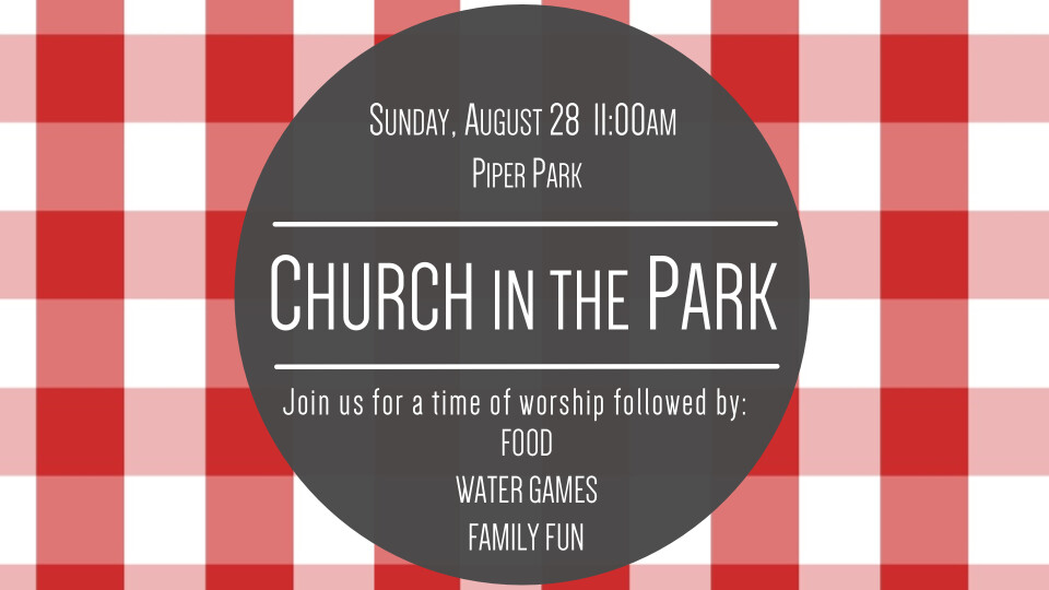 Outdoor Service at Piper Park